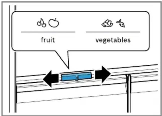 BOSCH KFD96APEA - Bac à fruits et légumes avec régulateur d'humidité - 1