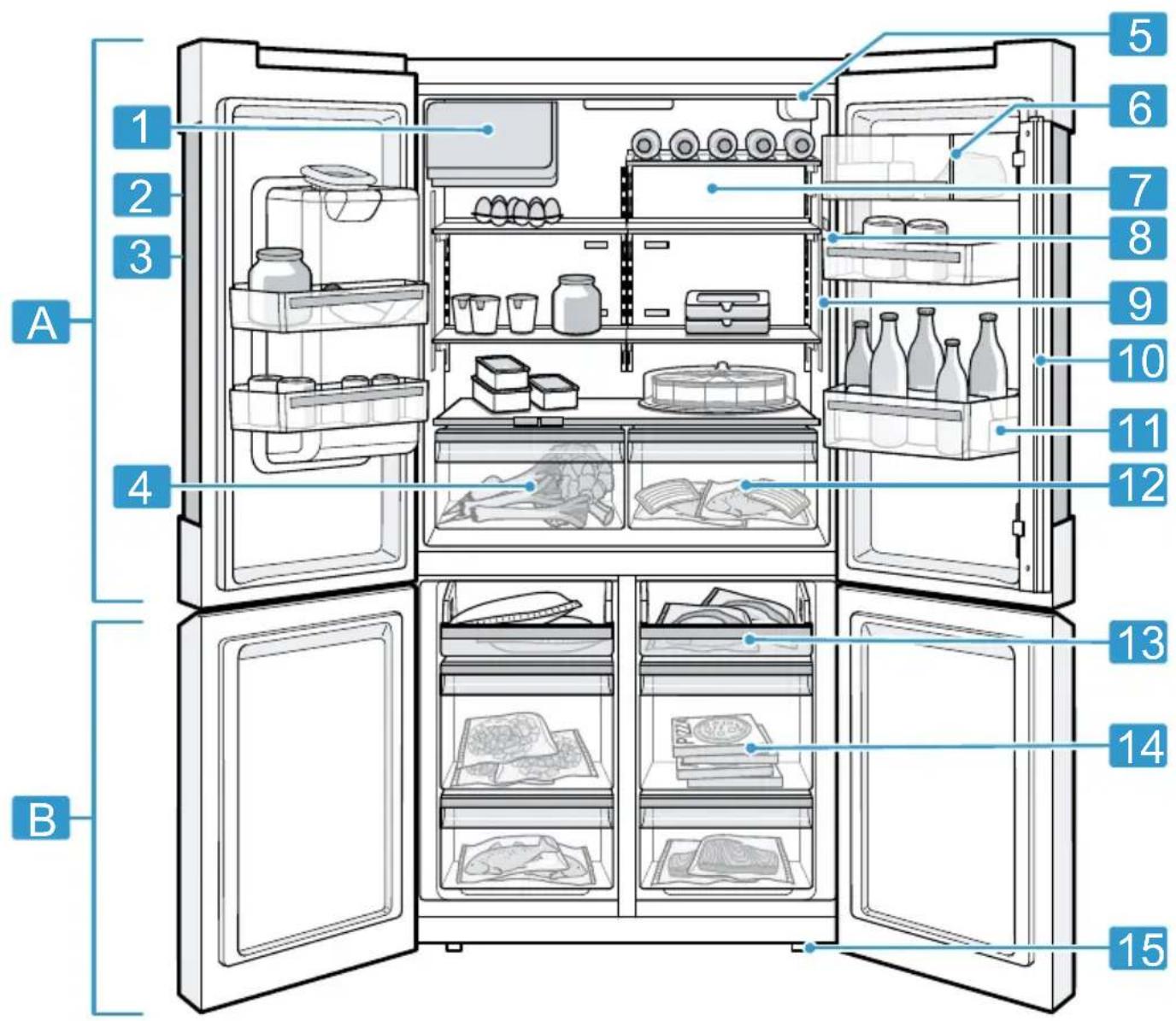 BOSCH KFD96APEA - Appareil - 1