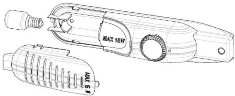 HOOVER HVEDS 5162XH - Wechseln der Glühlampe - 1