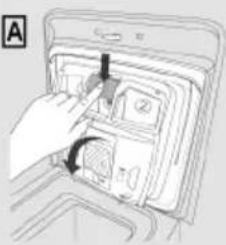 CANDY TCAS284TM4-S - Cleaning the detergent dispenser and its compartments - 1