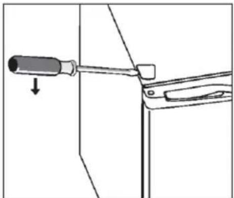 ZEROWATT EZHTL 482WN - Reversing the door swing - 2