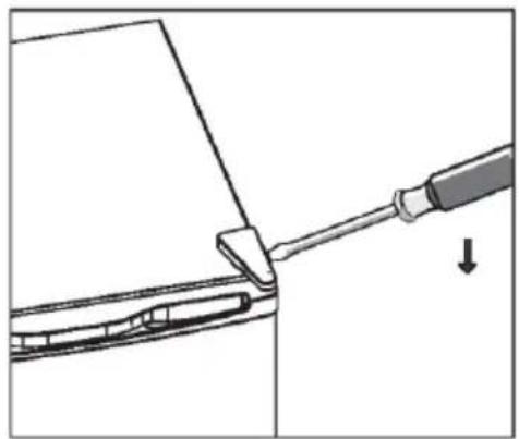 ZEROWATT EZHTL 482WN - Reversing the Door Swing - 3