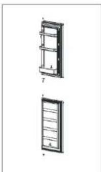 ZEROWATT EZMDNB 6182XN - Inversione del senso di apertura degli sportelli - 5