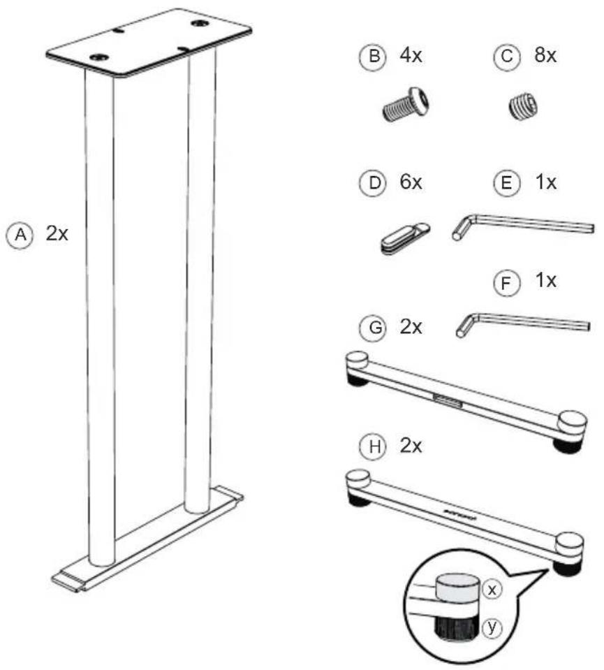 SONORO Orchestra Stand SO-1300 - LIEFERUMFANG - 1