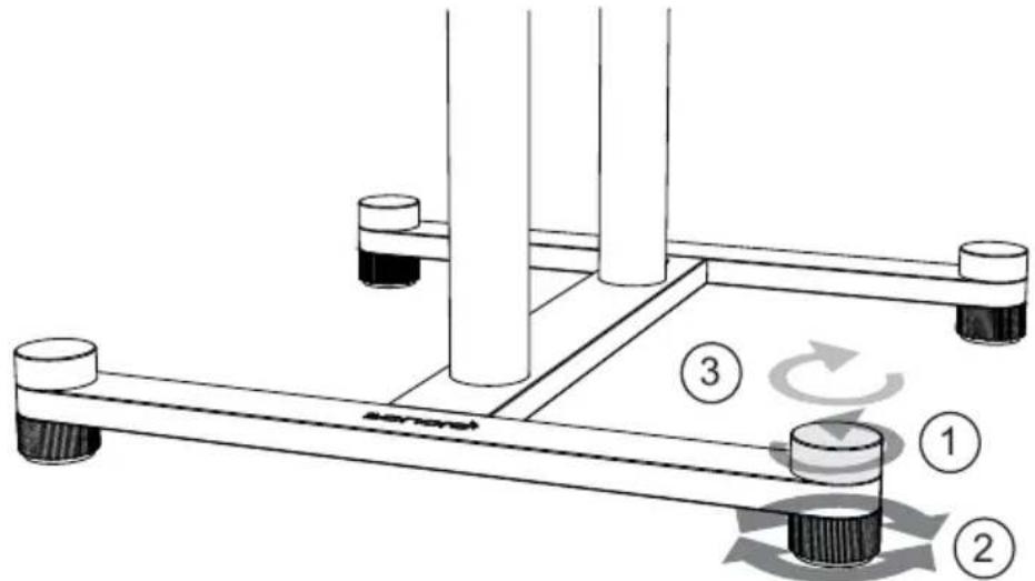 SONORO Orchestra Stand SO-1300 - LIVELLAMENTO DEL SUPPORTO - 1