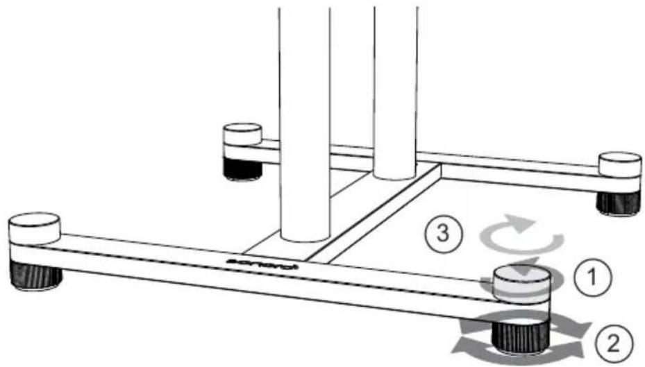 SONORO Orchestra Stand SO-1300 - NIVELLERING AF STATIVET - 1
