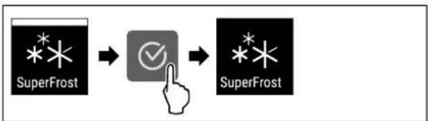 LIEBHERR SFNsdd 5237 Plus - Désactivation de la fonction SuperFrost - 2
