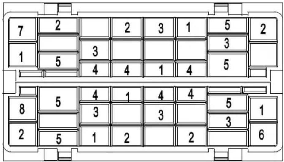 MEDION MD 37496 - Cutlery loading exam ple - 1