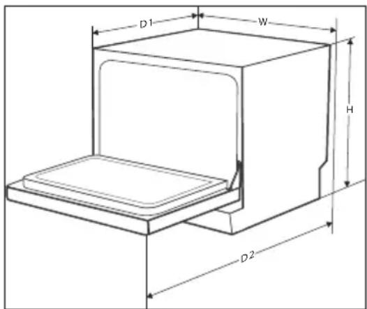 MEDION MD 37496 - Set-up and levelling - 1