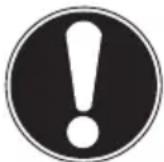 MEDION MD 37496 - ¡Peligro de sufrir lesiones! - 1
