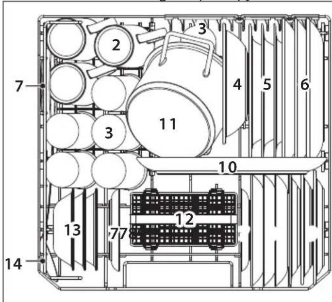 MEDION MD 37496 - Inruim voorbeeld voor serviesgoed - 2