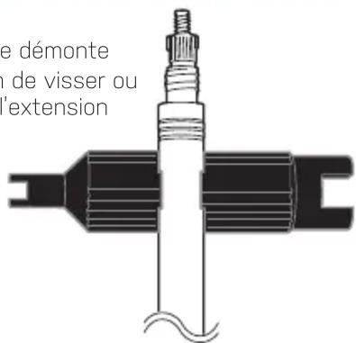 Topeak VALVE TOOL - DÉMONTAGE D'UN CORPS DE VALVE - 3