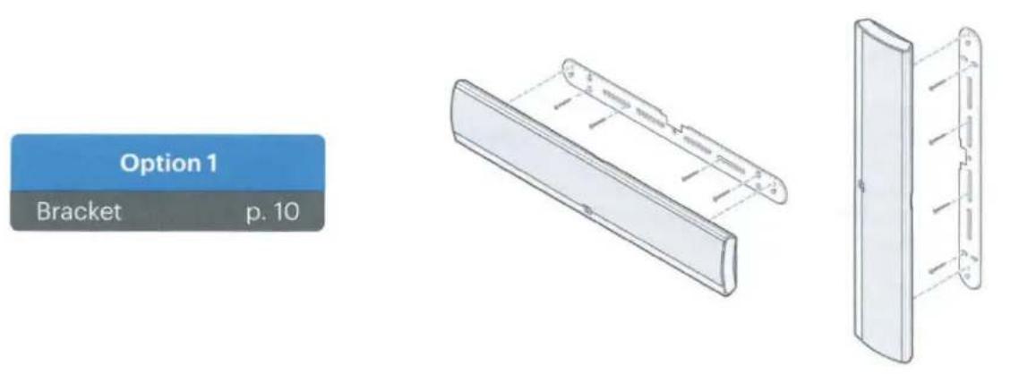 DEFINITIVE TECHNOLOGY Mythos LCR-75 - Choose your mounting method - 1