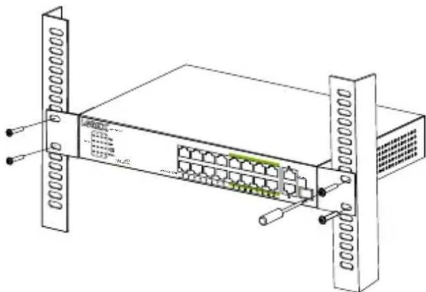 Lorex AEX16 - Rack mount installation: - 2