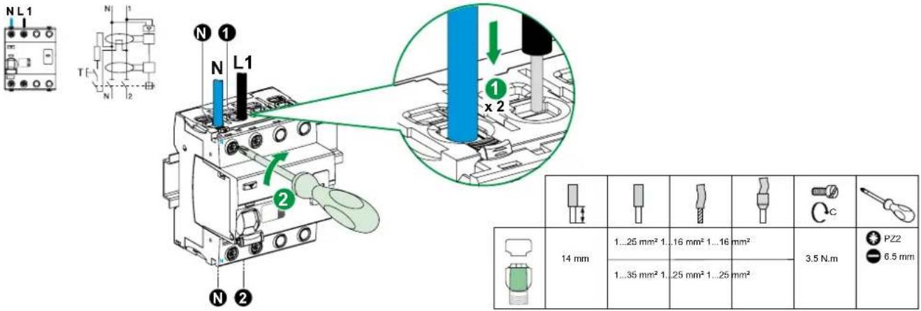 SCHNEIDER VW3A7751 - Elektrische aansluiting - 1