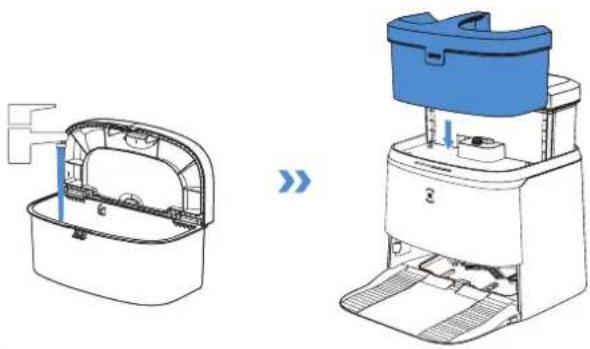 ECOVACS Deebot T30 Omni - Verwendung der Wasserbehälter - 1