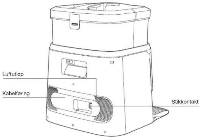 ECOVACS Deebot T30 Omni - OMNI-stasjon (bak) - 1