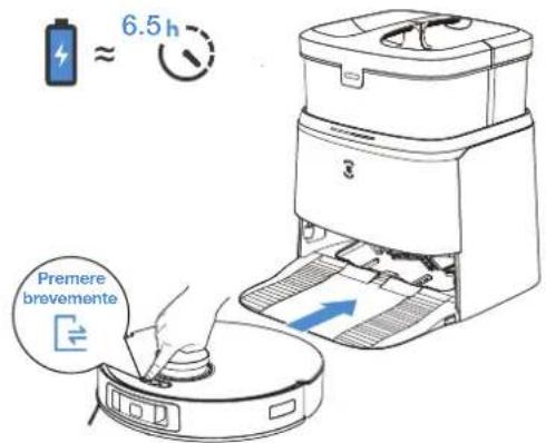 ECOVACS Deebot T30 Omni - Accendere e ricaricare DEEBOT - 2