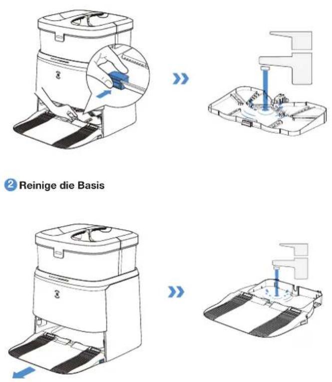 ECOVACS Deebot T30 Omni - WARTUNG DER REINIGUNGSWANNE - 1
