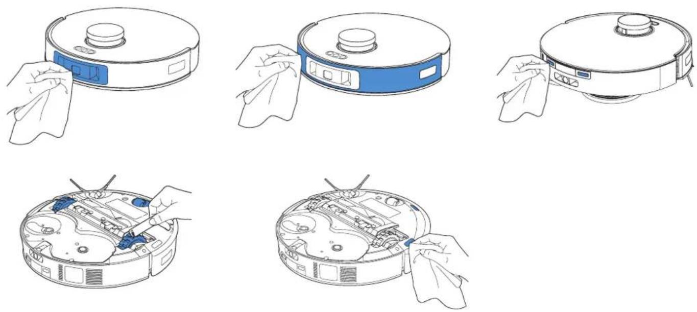 ECOVACS Deebot T30 Omni - HARJAN JA SIVUHARJAN YLLÄPITO - 2