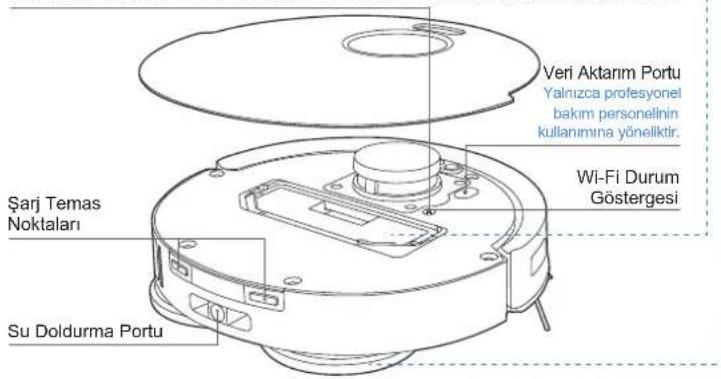ECOVACS Deebot T30 Omni - SIFIRLA (RESET) düğmesi - 1