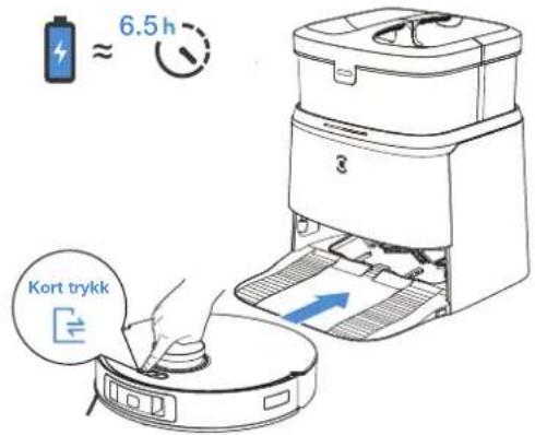 ECOVACS Deebot T30 Omni - Slå på og lad DEEBOT - 2