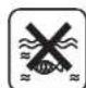 Yard Force EasyMow 260B - Warning Symbols on battery pack - 2