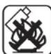 Yard Force EasyMow 260B - Symbole ostrzeżeń na opakowaniu baterii - 4
