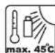 Yard Force NX100i - Warnsymbole auf dem Akkublock - 4