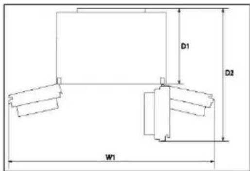 HAIER HSW59F18DWPT - Espaço recomendado - 1