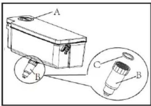 HAIER HSW59F18DWPT - Install water tank (HSW59F18DW\*) - 1