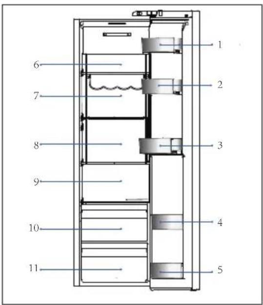 HAIER HSW59F18DWPT - Uložení do prostoru chladničky - 1