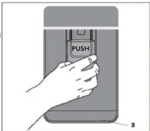HAIER HSW59F18DWPT - Obter água do dispensador - 1