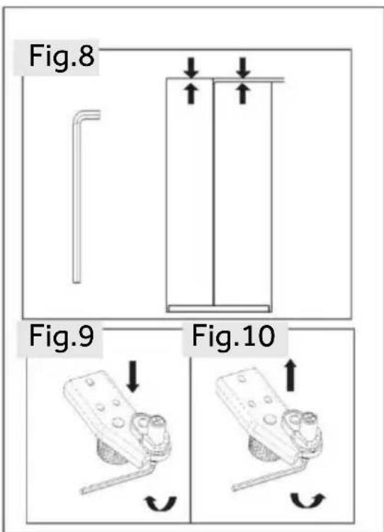HAIER HSW59F18DWPT - Ajuste de las puertas - 1