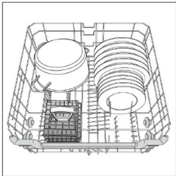 HAIER XFB 5C1S3FX - USING THE LOWER BASKET - 3