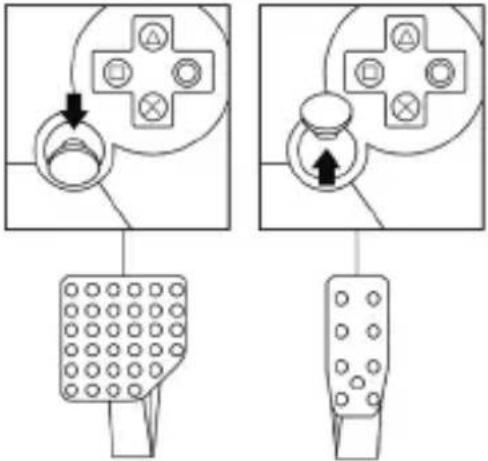 THRUSTMASTER Ferrari Challenge - - Διαδικασία αλλαγής λειτουργίας του σετ των πεντάλ: - 2