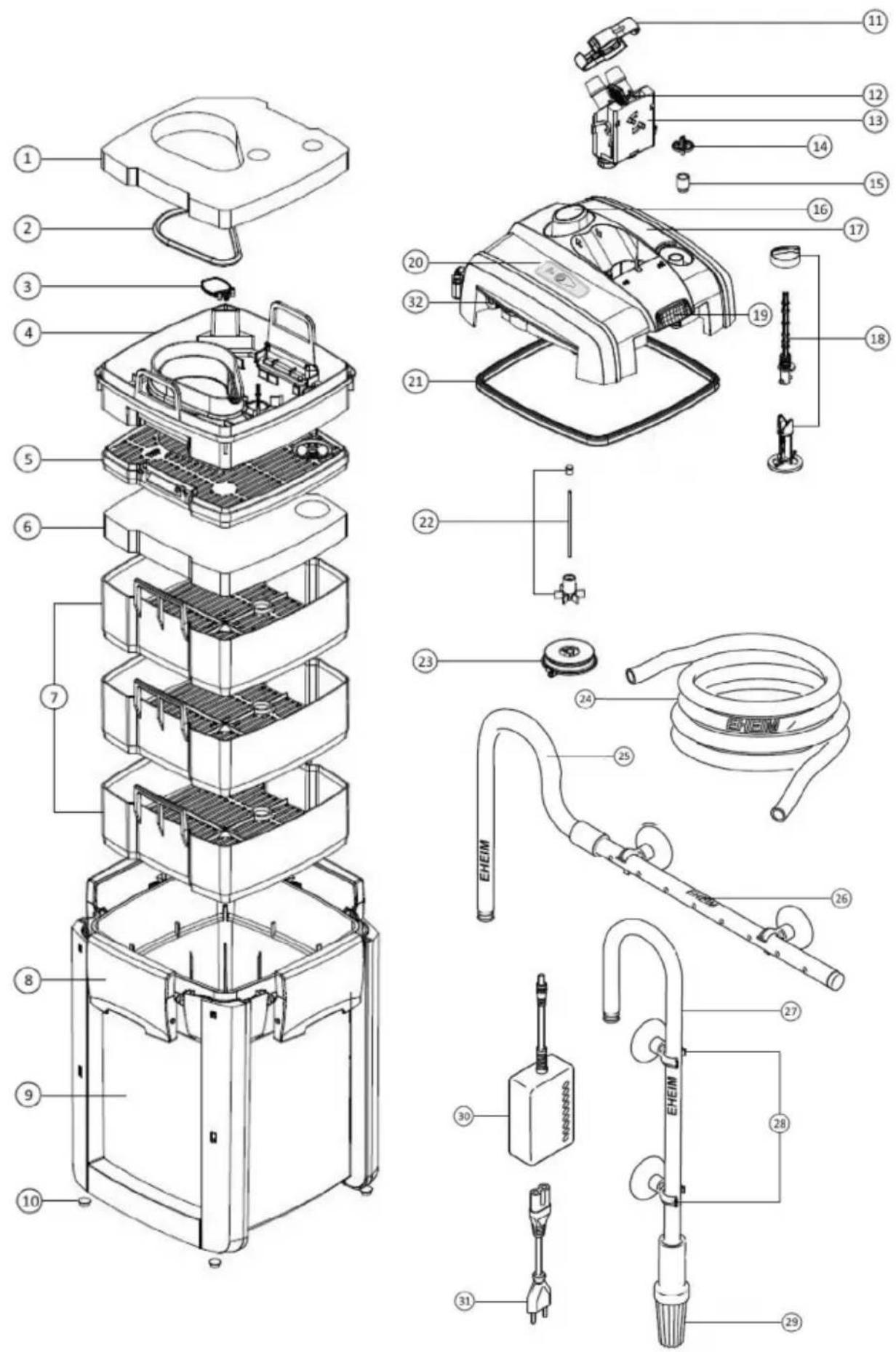 EHEIM Professionel 4+ 350T - 1
