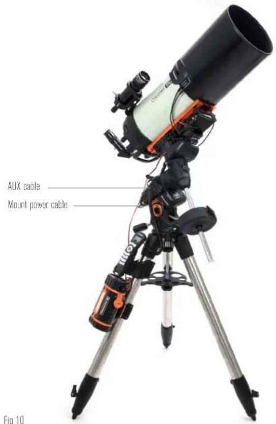 CELESTRON Smart DewHeater and Controller 2x - Connecting to a Celestron Mount - 1