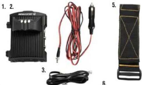 CELESTRON Smart DewHeater and Controller 2x - Teileübersicht - 1