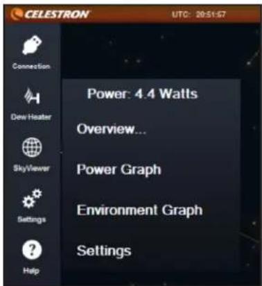 CELESTRON Smart DewHeater and Controller 2x - Usar el controlador con software CPWI - 1