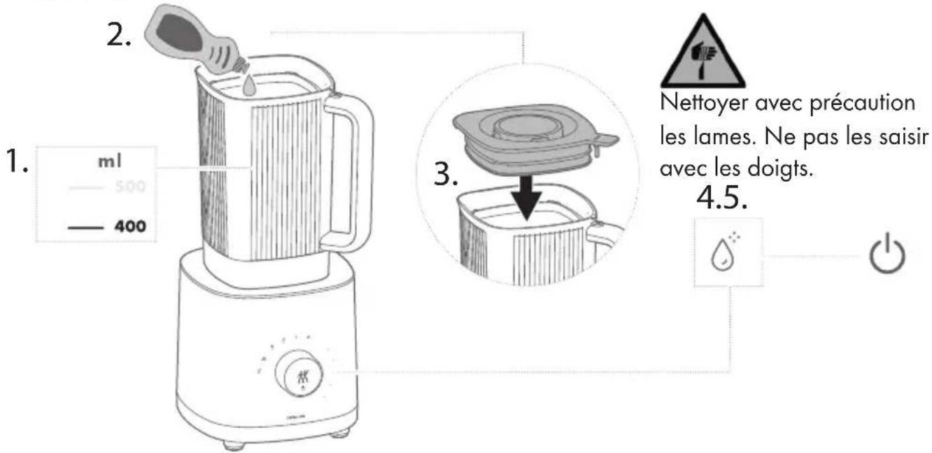 Zwilling Enfinigy Table Blender - Nettoyer le bol du mixeur - 1