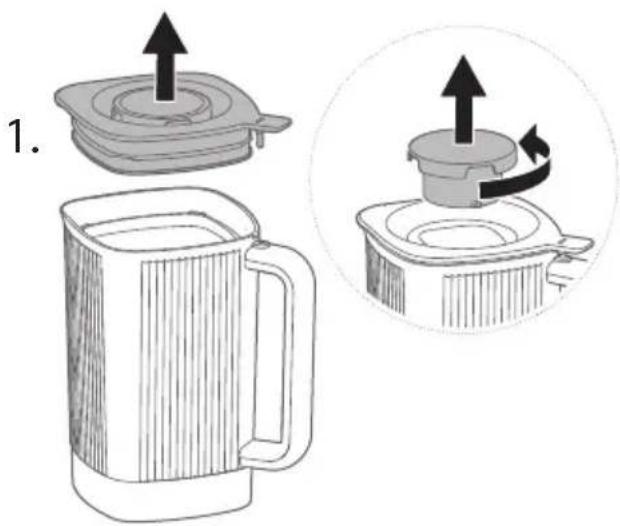 Zwilling Enfinigy Table Blender - Sådan fyldes der ingredienser i - 1