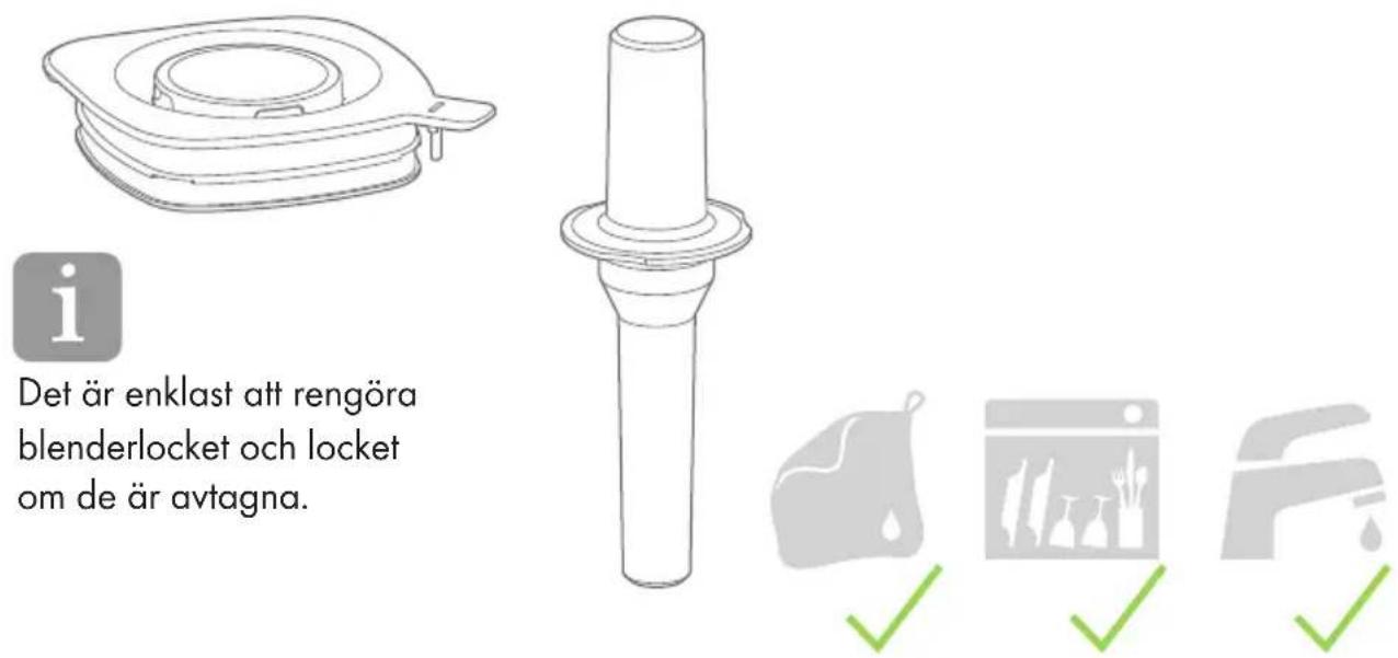 Zwilling Enfinigy Table Blender - Rengöra blenderlock och påmatare - 1