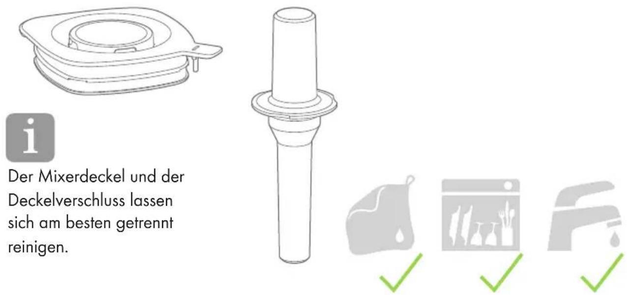 Zwilling Enfinigy Table Blender - Mixerdeckel und Stopfer reinigen - 1
