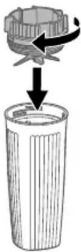 Zwilling Enfinigy Personal Blender - Mixerbeker op de mixersokkel zetten - 3