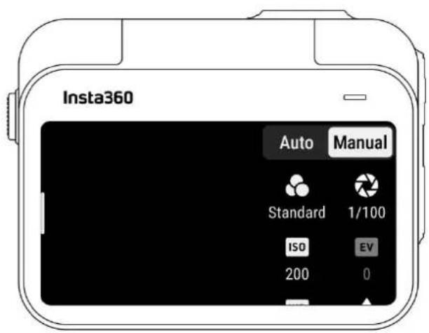 Insta360 Auto Manual Standard 1/100 ISO EV 200 0
