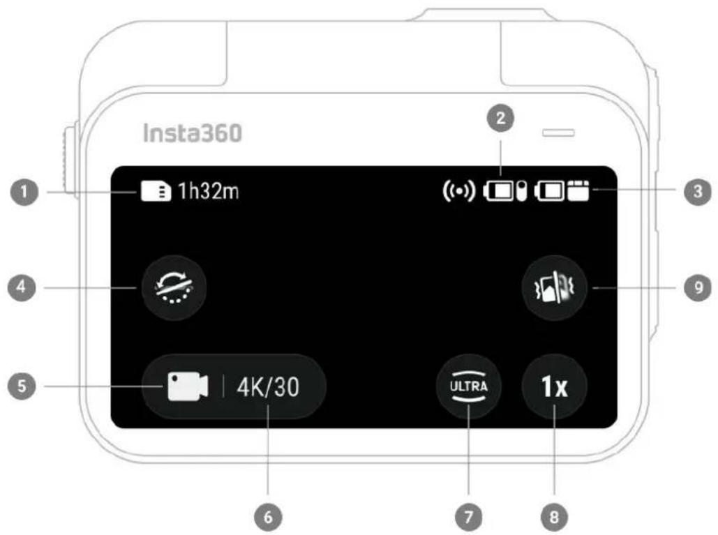 Insta360 1h32m 4K/30 ULTRA 1x