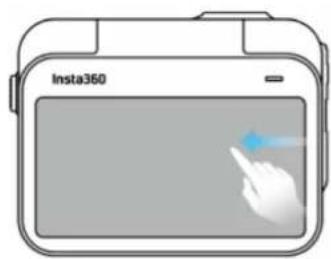 INSTA360 Go 3S - Utilisation de l'écran tactile - 5