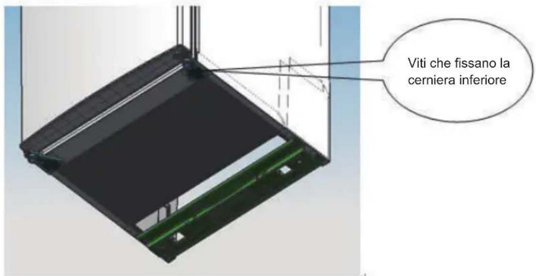 COMFEE RCT284WH2A - Invertire il lato di apertura della porta (opzionale) - 6