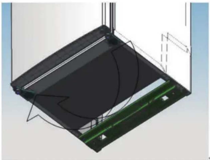 COMFEE RCT284WH2A - Türanschlag wechseln (optional) - 8